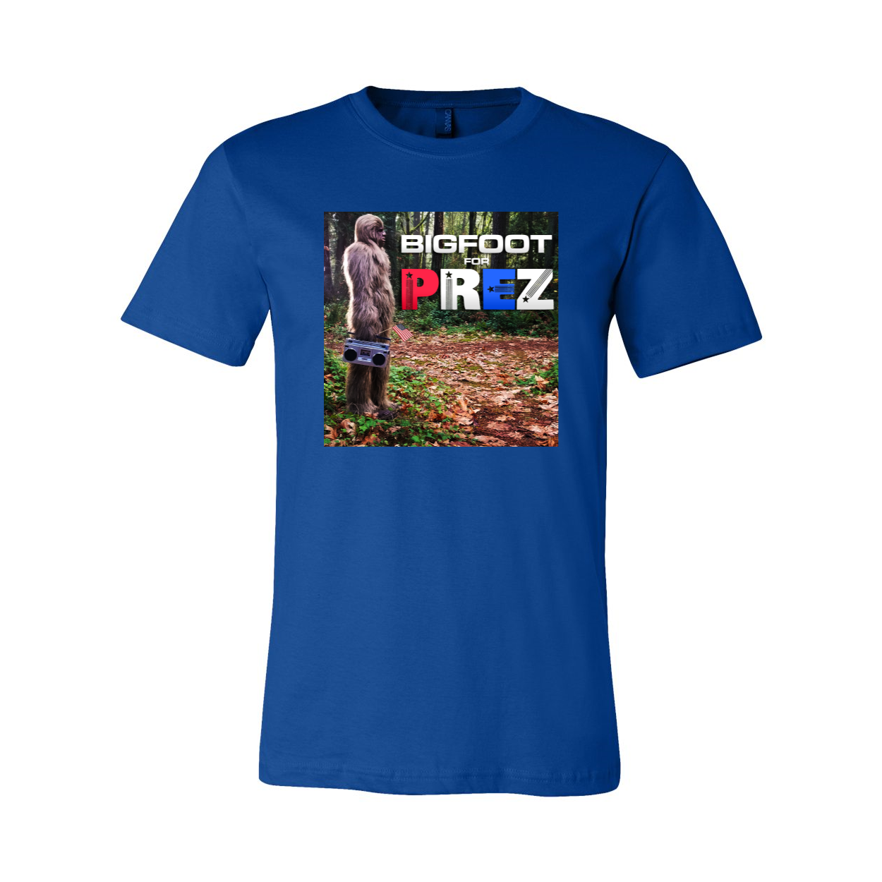 Bigfoot for Prez Boombox Tee