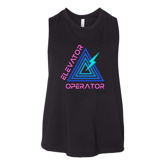 Fem Fit Triangle Logo Crop Tank