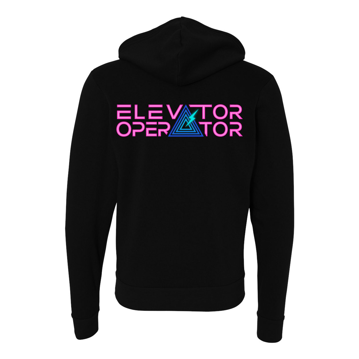 Front/Back Logo Zip Up Hoodie (2 Colors)